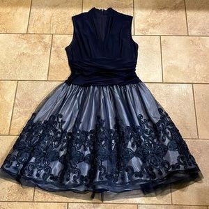 Navy SLNY dress, size 14.